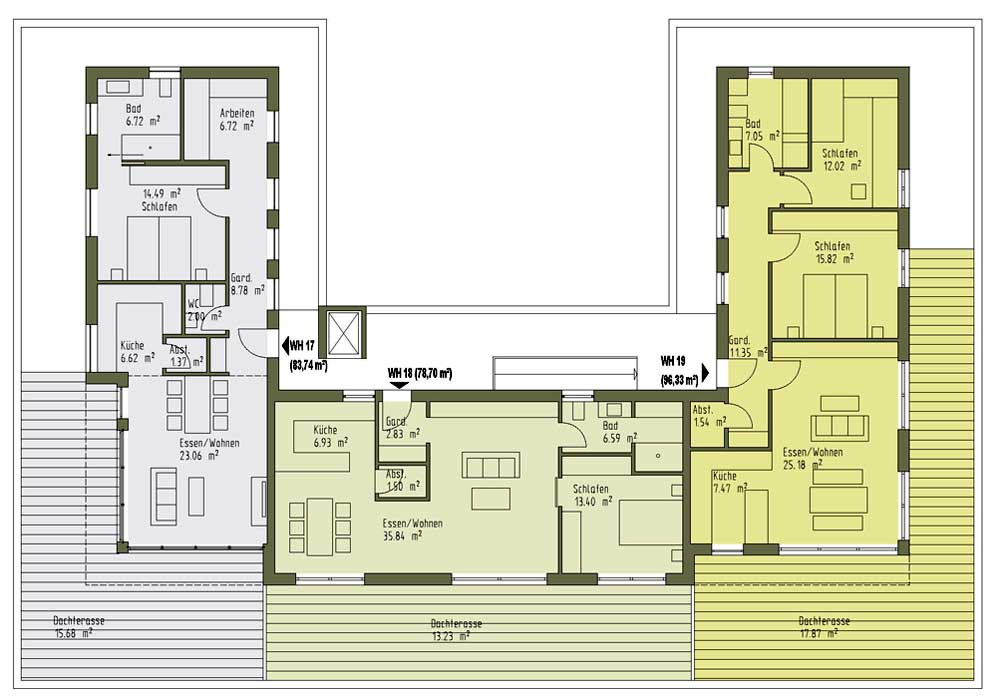 grundriss Penthaus Garden resort